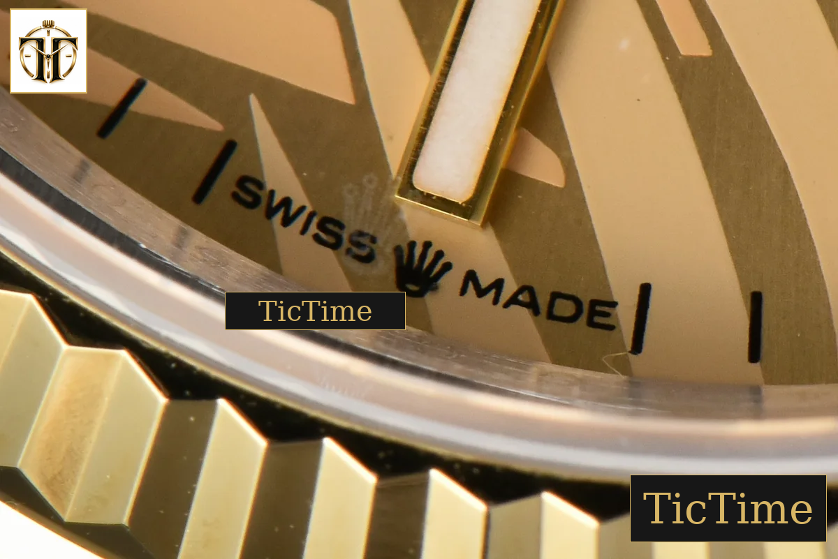 DateJust 36mm BPF YG/SS YG Palm Dial Oyster Bracelet A2824 — foto 8