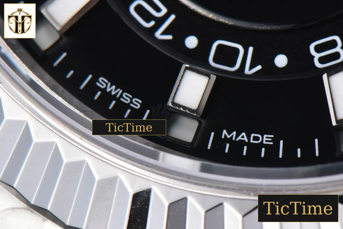 Sky-Dweller 904L 326934 42mm ZF Black Dial SS Bracelet A2824 — foto 9