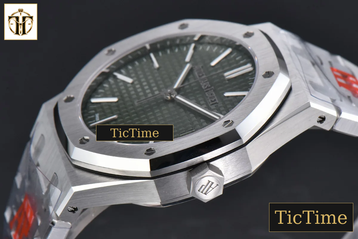 Royal Oak “50th Anniversary” 15510 41mm ORF SS Green Dial SS Bracelet SA4302 — foto 11