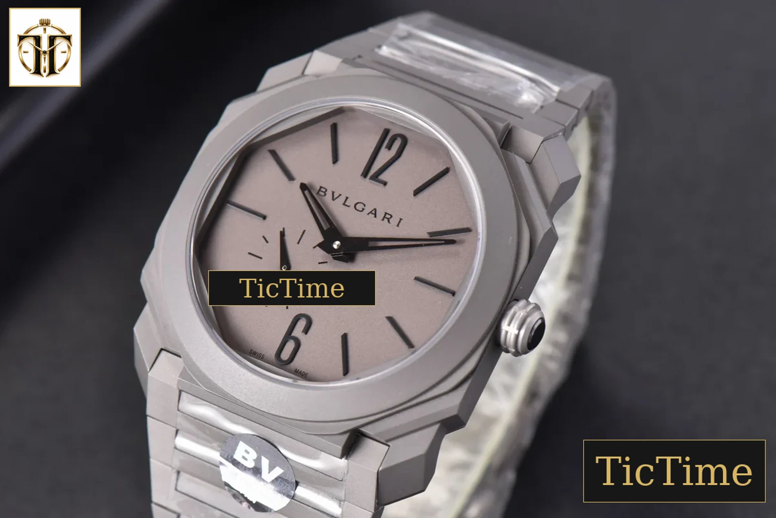 Octo 40mm BVF Cream Gray Dial SS Bracelet Miyota 9015 — foto 4