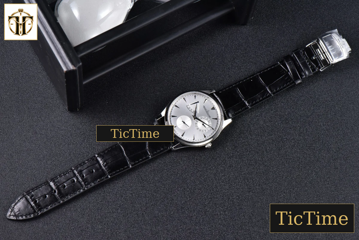 Master Ultra Thin Réserve de Marche 1378420 39mm ZF Silver Dial Black Leather Strap A938 — foto 28