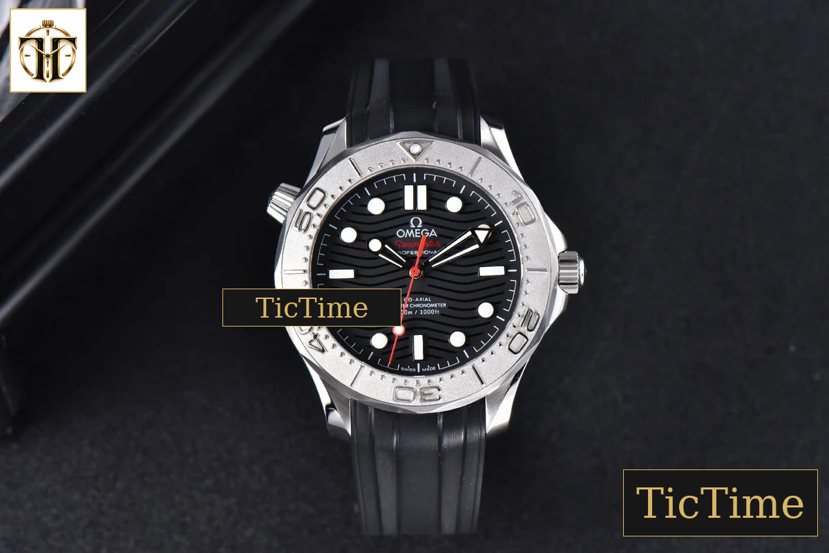 Seamaster Diver 300M Nekton 42mm VSF Black Dial Black Rubber Strap A8806 — foto 3