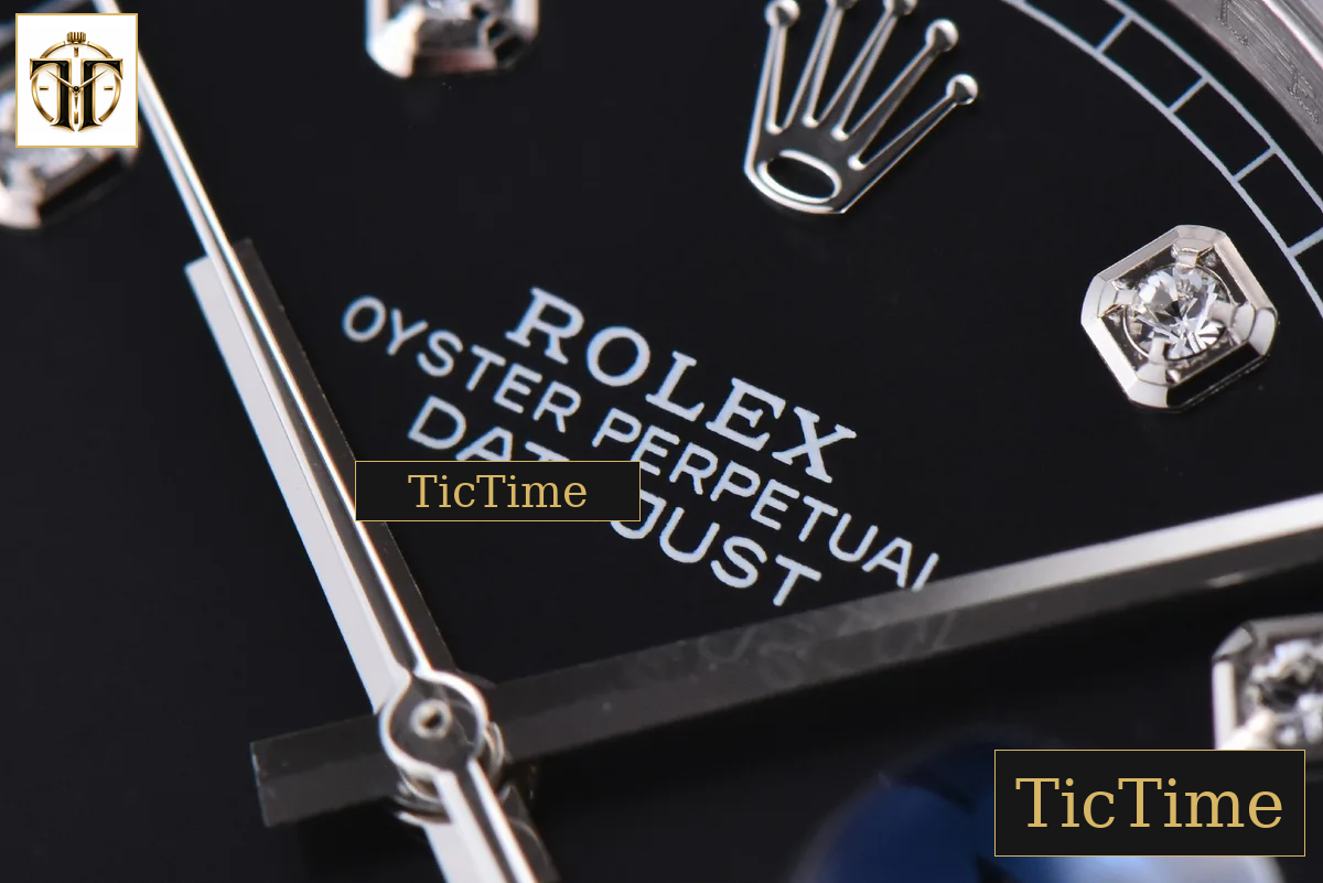 Datejust 41mm GMF SS Black Dial Diamond Marker Fluted Bezel Jubille Bracelet VR3235 — foto 6