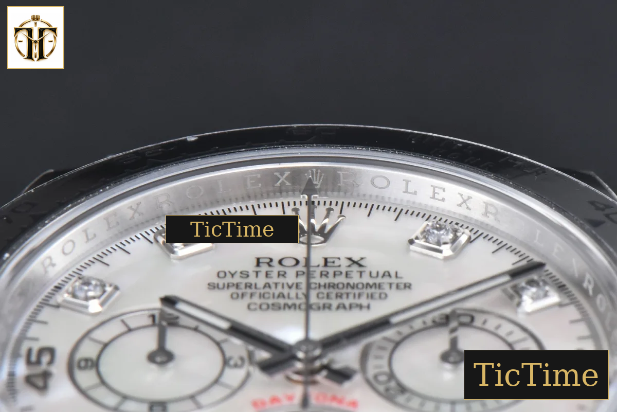 Daytona 116509 40mm Clean Factory SS MOP Dial Diamond Marker SS Bracelet A4130 — foto 13