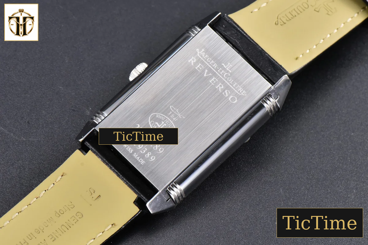 Master Reverso Tribute Small Seconds 30x47mm MGF Silver Dial Blue Hands Leather Strap A854A — foto 23