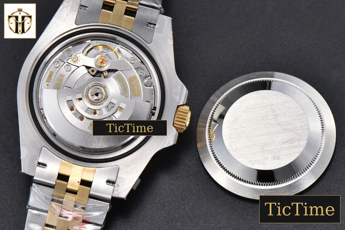 GMT Master II 904L 126713 40mm GMF YG/SS Black/Gray Bezel Black Dial Jubilee Bracelet SH3285 — foto 21