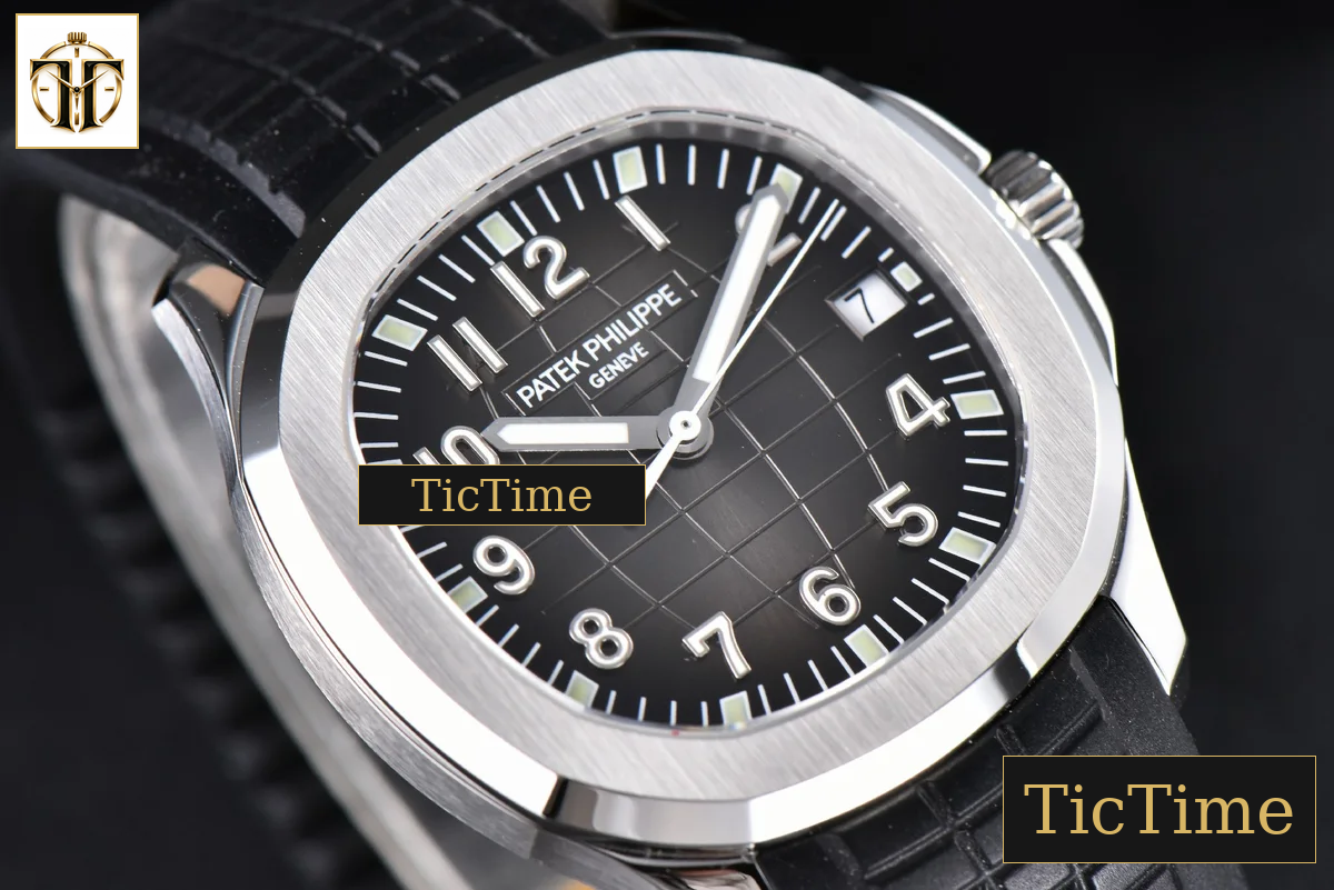 Aquanaut 5167 40mm 3KF Black Dial Black Rubber Strap V3 A330 — foto 8