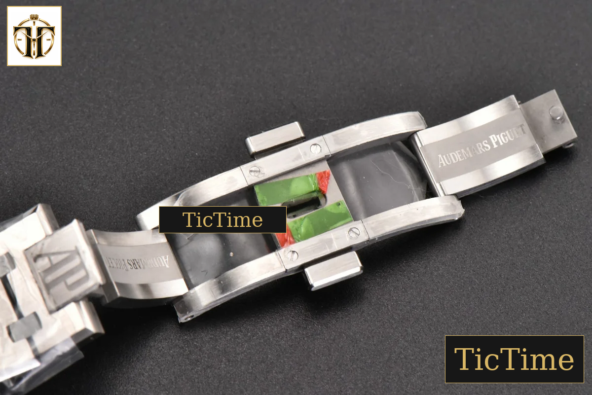 Royal Oak 15500 41mm ZF Blue Textured Dial SS Bracelet (V2 free sprung ) A4302 — foto 28