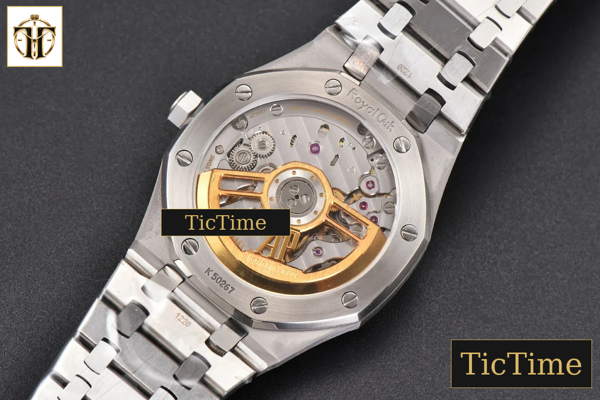 Royal Oak 15500 41mm APSF Black Textured Dial SS Bracelet V2 A4302 — foto 17