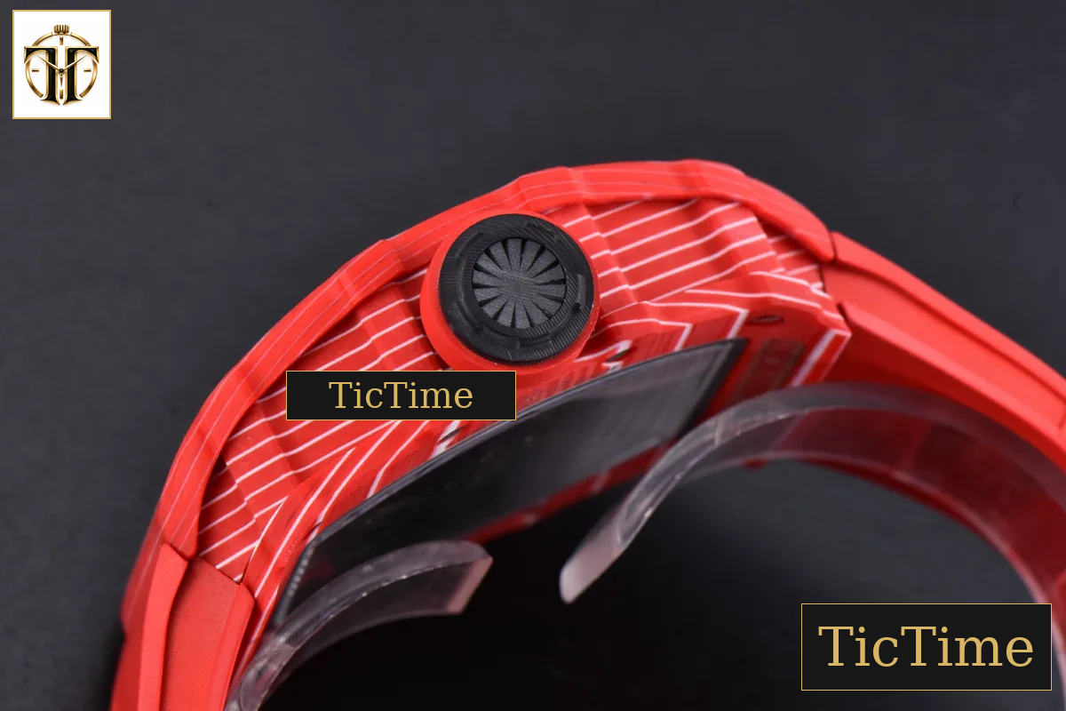 NTPT RM035-02 ZF Red Skeleton Dial Red Rubber Strap RMAL1 — foto 15