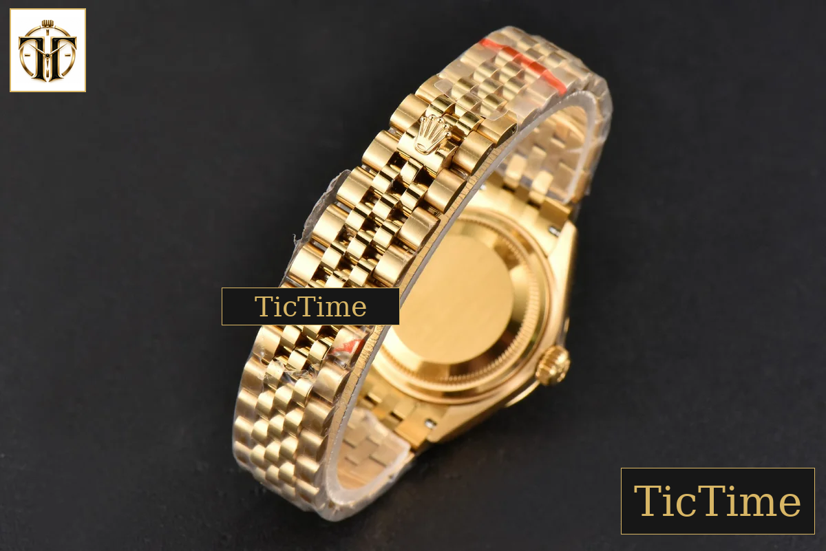 DateJust Ladies 28mm WF YG Gold Dial Roma Marker Jubilee Bracelet A2236 — foto 31