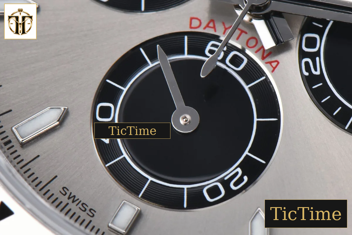 Daytona 904L 126509 40mm BPF SS Grey Dial Black Subdial SS Bracelet SH4131 — foto 9