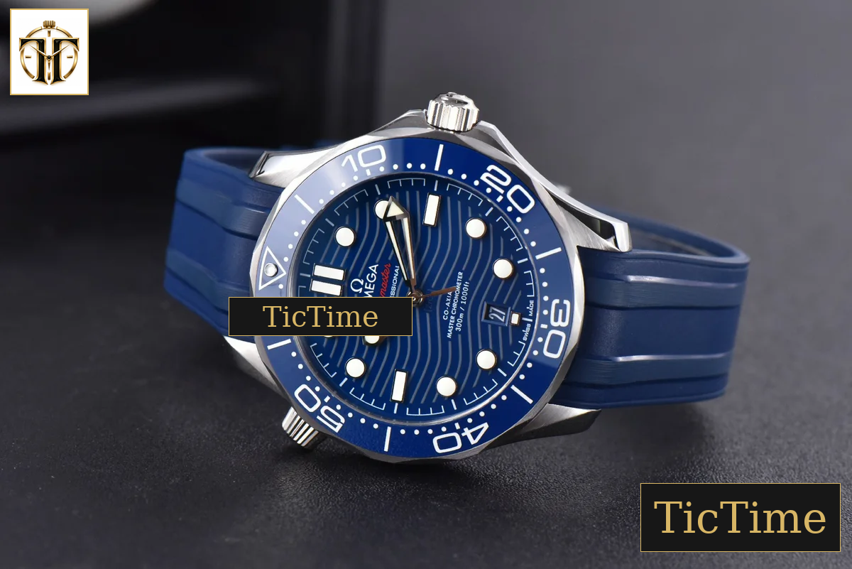 Seamaster Diver 42mm VSF SS 300M Blue Dial Rubber Strap A8800 — foto 13