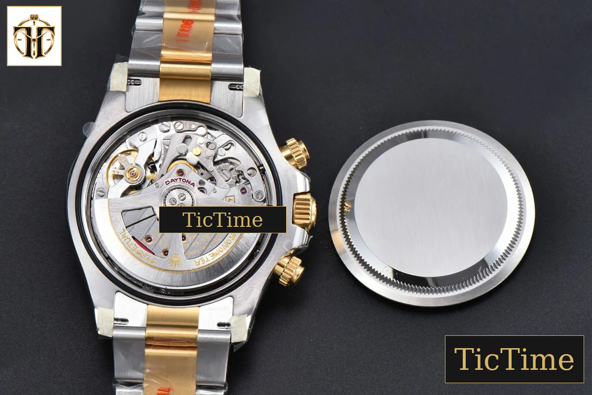 Daytona 126503 40mm Clean Factory White Dial Lume Marker YG/SS Bracelet SH4131 — foto 20