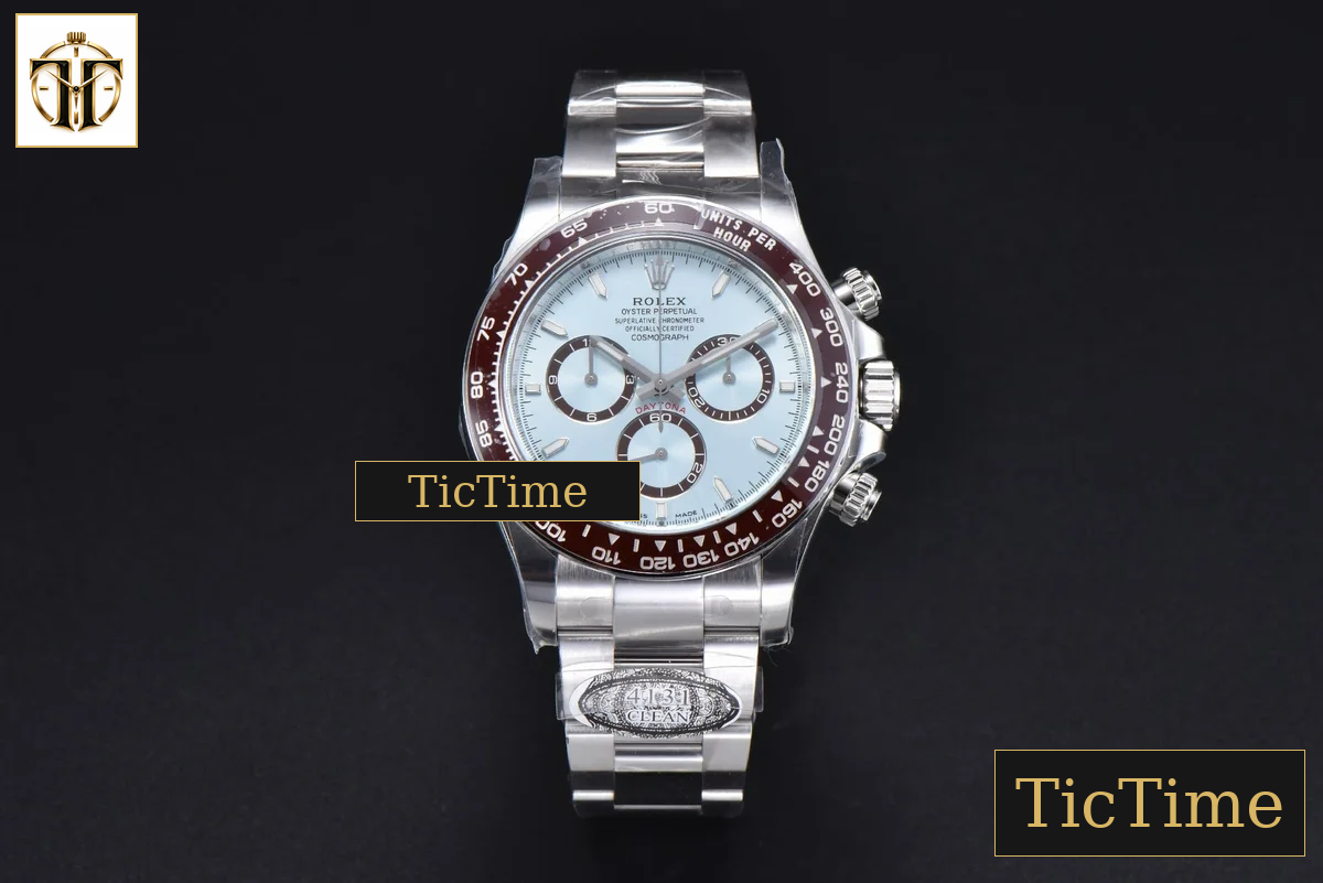 Daytona 126506 40mm Clean Factory Ice Blue Dial Lume Markers SS Bracelet DD4131 — foto 2