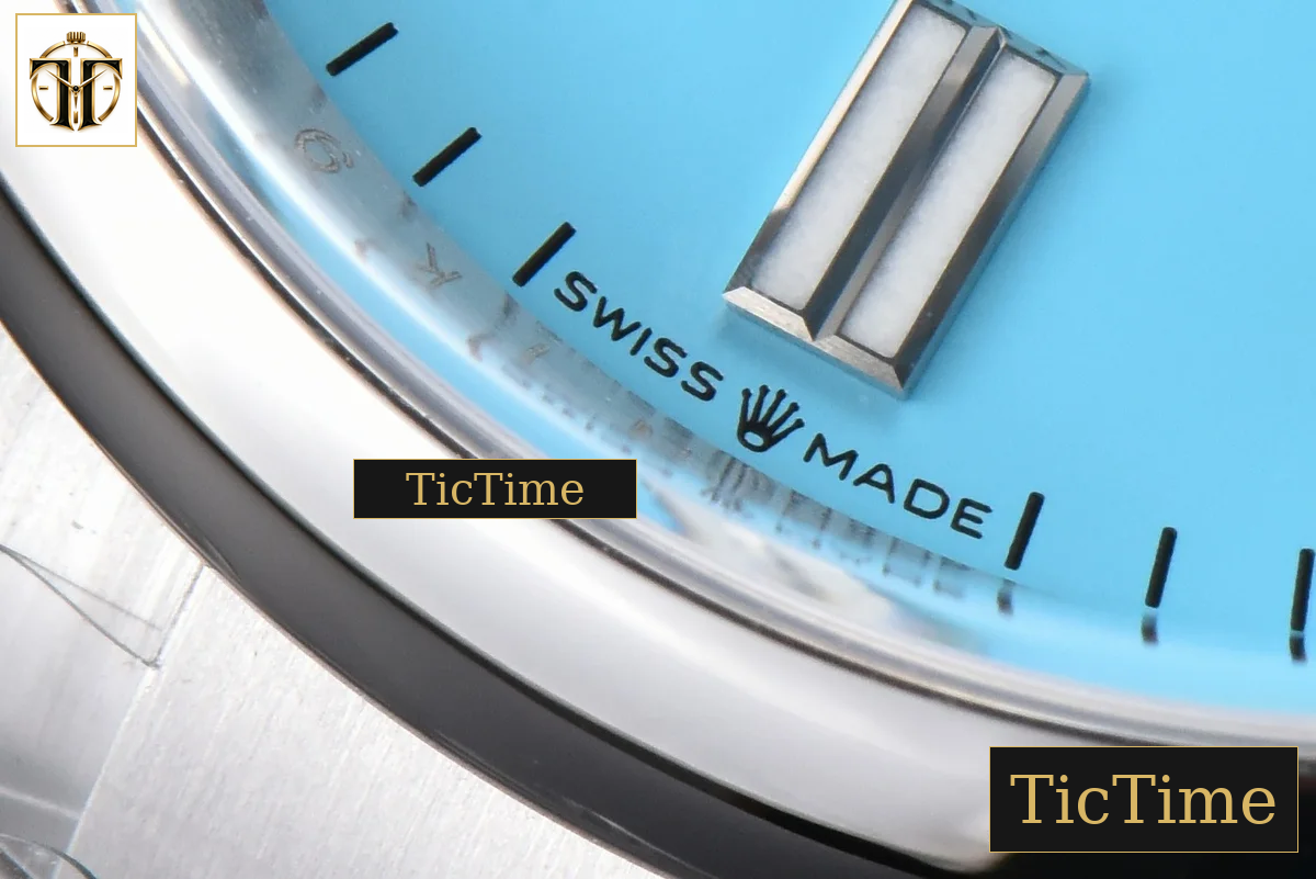 Oyster Perpetual 904L 126000 36mm Clean Factory Tiffany Blue Dial SS Bracelet VR3230 — foto 8