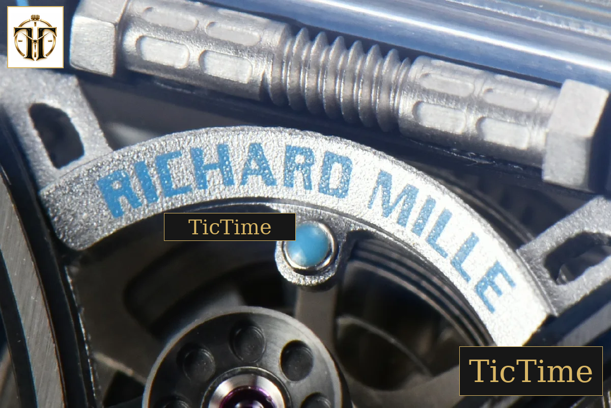 Transparent Case Tourbillon RM053-02 44.5mm JBF Ice Blue Rubber Strap — foto 5
