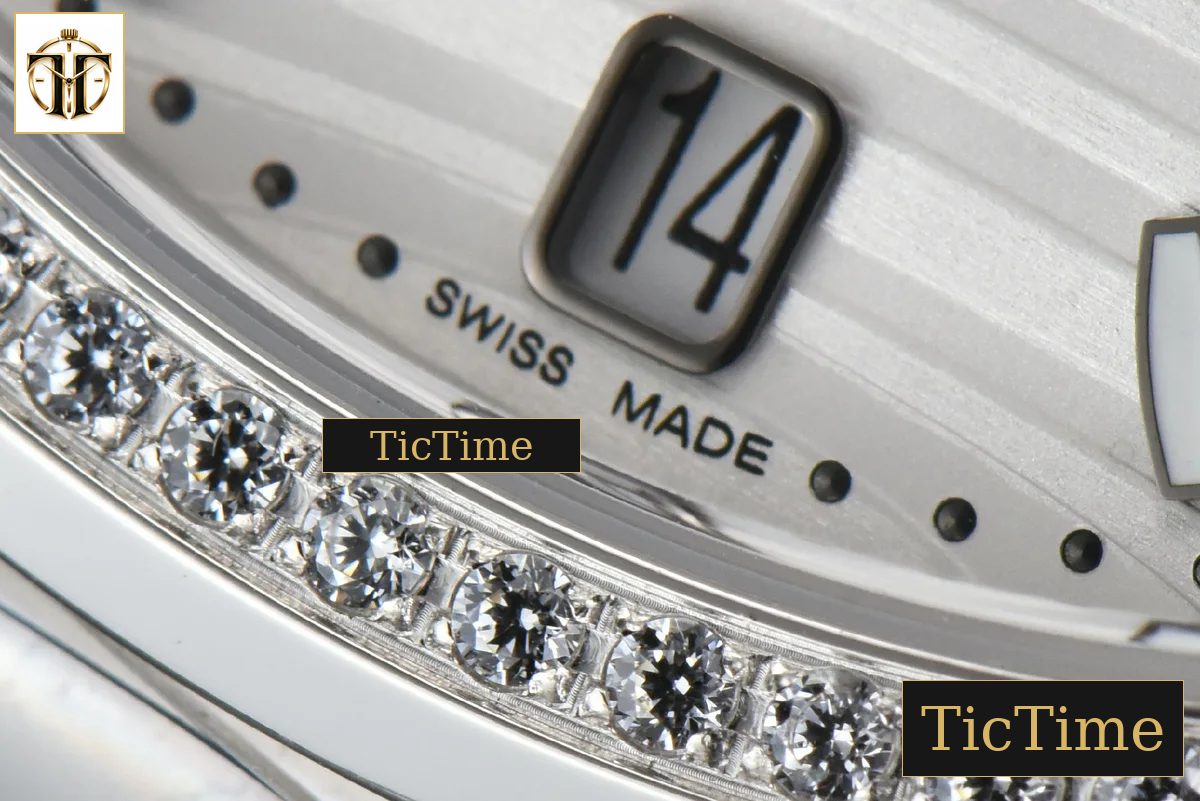 Nautilus Ladies 7118 35mm 3KF Diamond White Dial SS Bracelet 324CS — foto 9