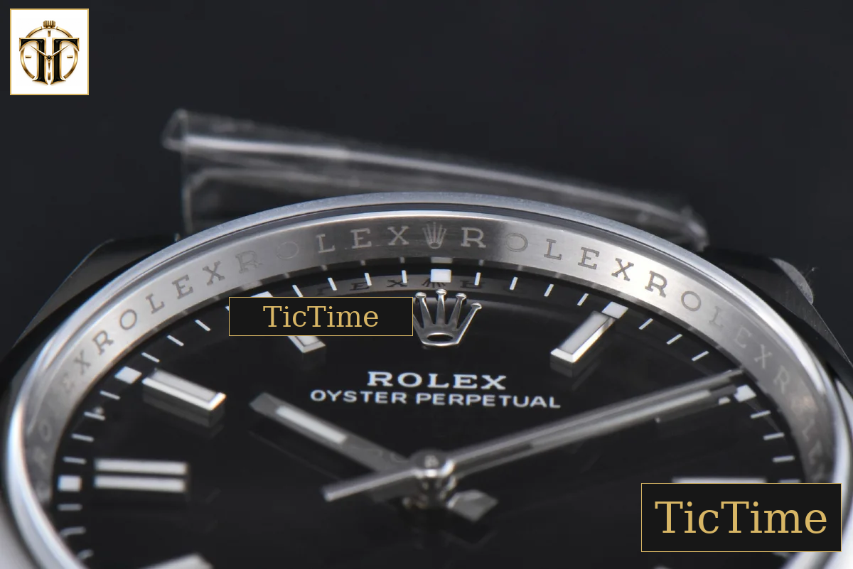 Oyster Perpetual 904L 126000 36mm Clean Factory Black Dial SS Bracelet VR3230 — foto 12