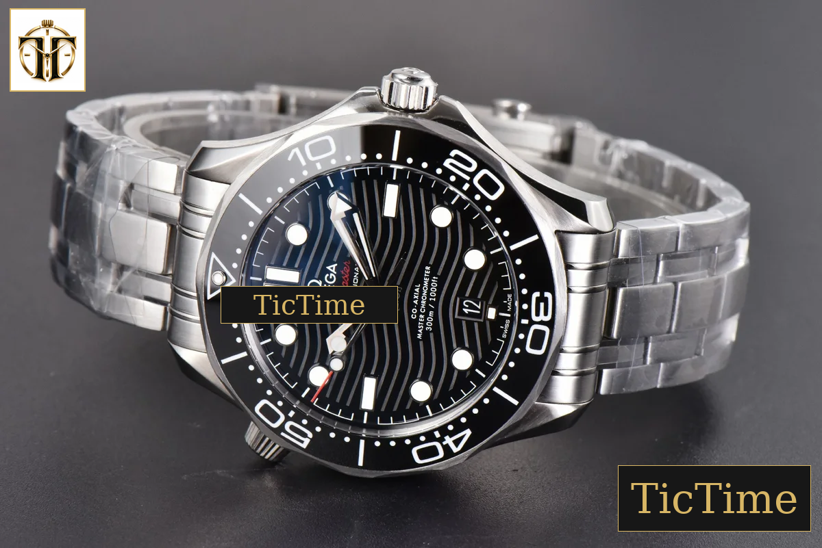 Seamaster Diver 300M 42mm ZF Black Ceramic Black Dial SS Bracelet A8800 — foto 13