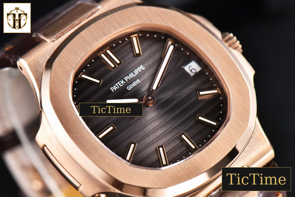 Nautilus 5711R 40mm 3KF Brown Dial Brown Leather Strap V3 A324 — foto 14