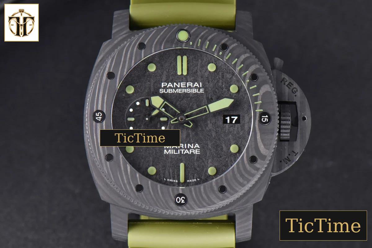Carbotech Submersible PAM961 47mm VSF Black Dial Rubber Strap Asia XXXIV — foto 2