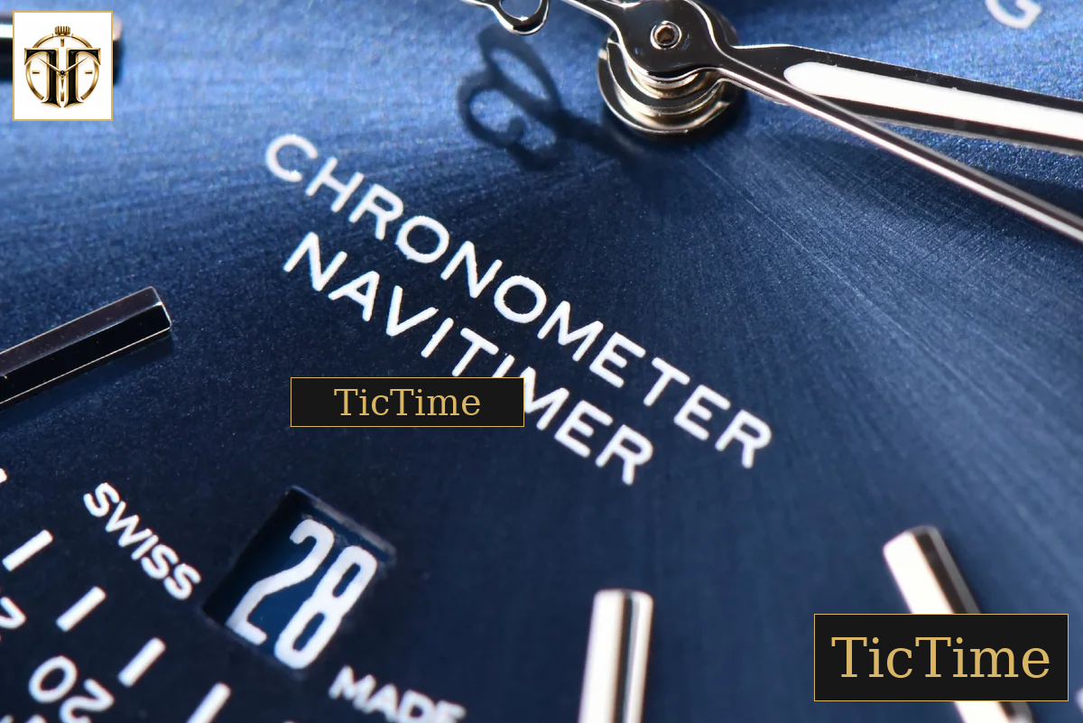 Navitimer 41mm TF SS Blue Dial White Bezel Brown Leather Strap A2824 — foto 6