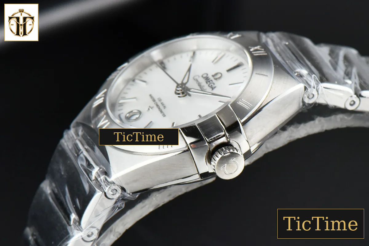 Constellation 29mm TWSF White Dial Stick Marker SS Bracelet A8700 — foto 9