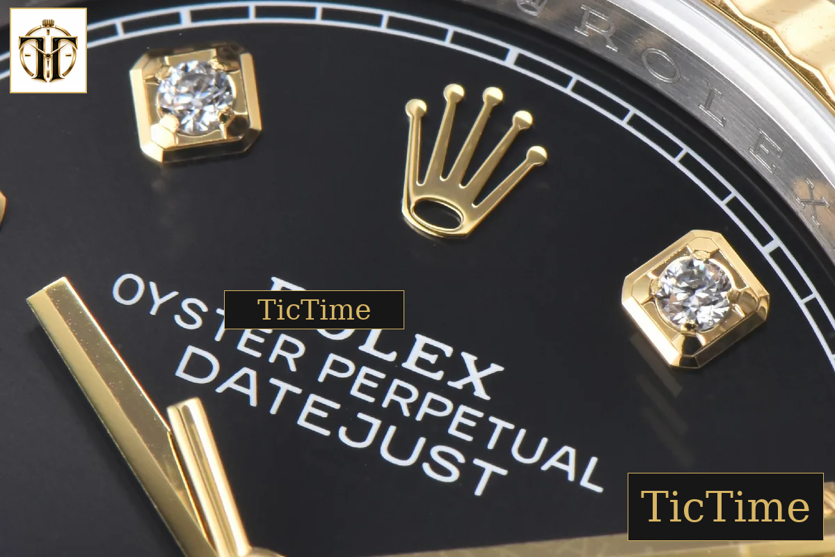 DateJust 126333 36mm Clean Factory YG/SS Black Dial Diamond Marker YG/SS Jubilee Bracelet VR3235 — foto 5