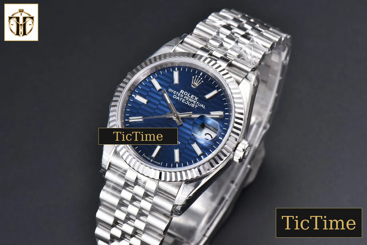 DateJust 904L 36mm VSF Blue Motif Dial Jubilee VS3235 — foto 5