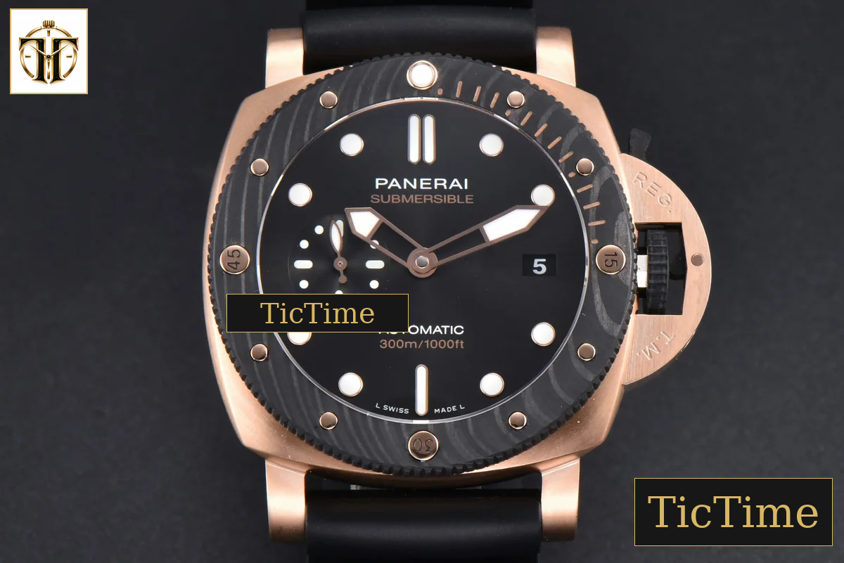 PAM1070 44mm VSF RG Sub Quaranta Black Dial Black Rubber Strap P900 — foto 2