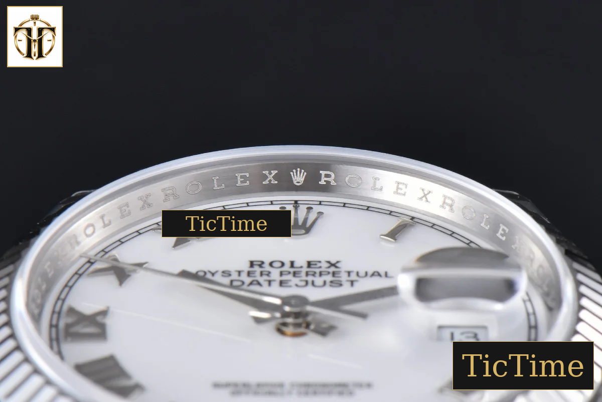 DateJust 904L 36mm VSF White Dial Roma Marker Jubilee VS3235 — foto 15