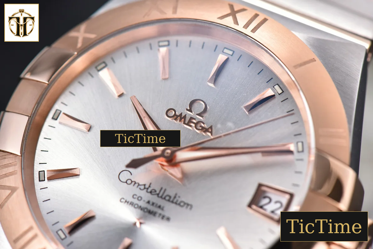 Constellation 38mm VSF SS/RG Silver Dial Stick Markers SS/RG Bracelet A8500 — foto 6