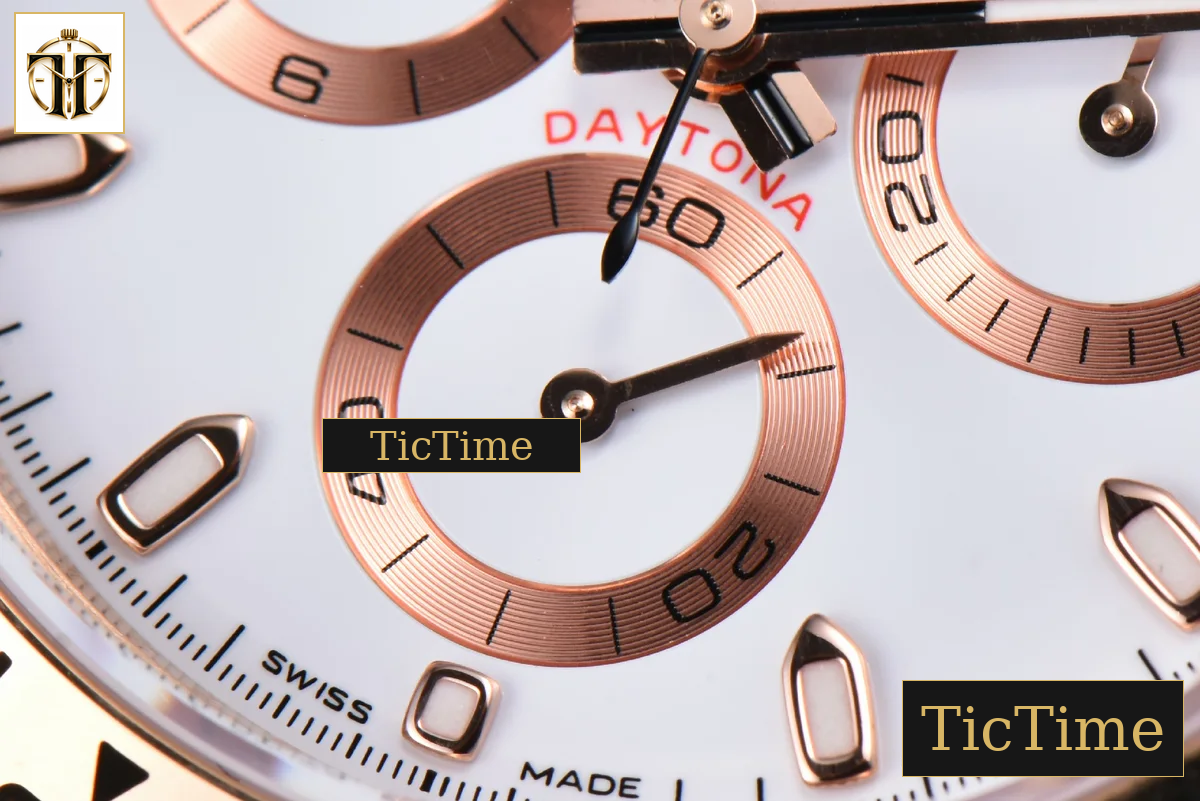 Daytona 116505 APSF RG White Dial Lume Marker RG Bracelet SH4130 — foto 9