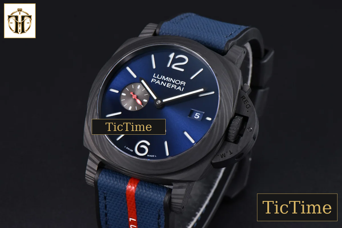 Luna Rossa Carbotech PAM1529 44mm VSF Blue Dial Rubber Strap P.9010 — foto 3