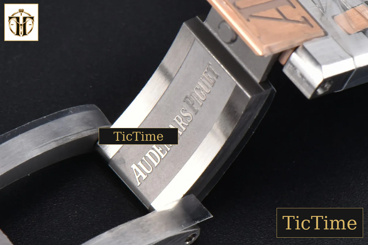 Royal Oak Ladies 67651SR 33mm ZF RG/SS Diamond White Dial RG/SS Bracelet Quartz — foto 25