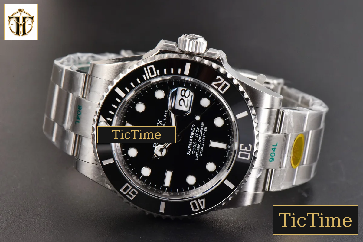 Submariner 904L 126610LN 41mm ZF Black Ceramic Black Dial SS Bracelet VR3235 — foto 15