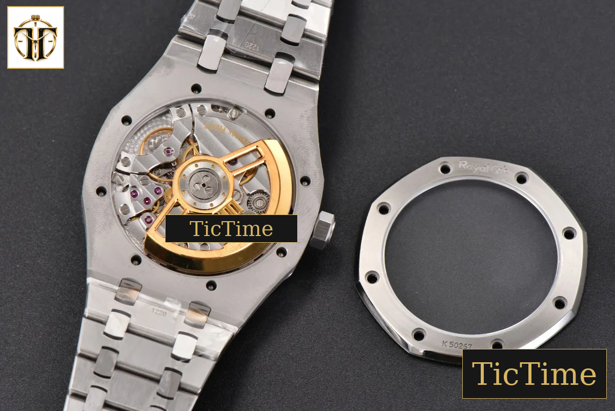 Royal Oak 15500 41mm APSF Black Textured Dial SS Bracelet V2 A4302 — foto 19
