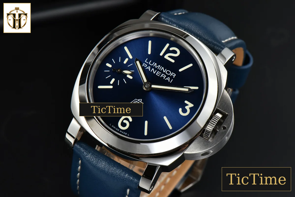 PAM1085 44mm HWF Blue Dial Blue Leather Strap A6497 — foto 4