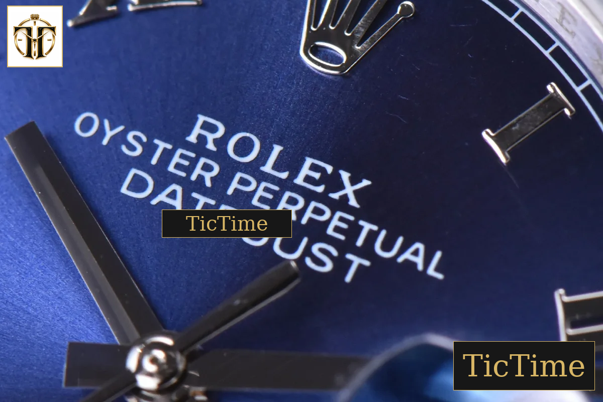 DateJust 36mm EWF SS Blue Dial Diamond Roma Marker Diamond Bezel Oyster Bracelet A3235 — foto 6