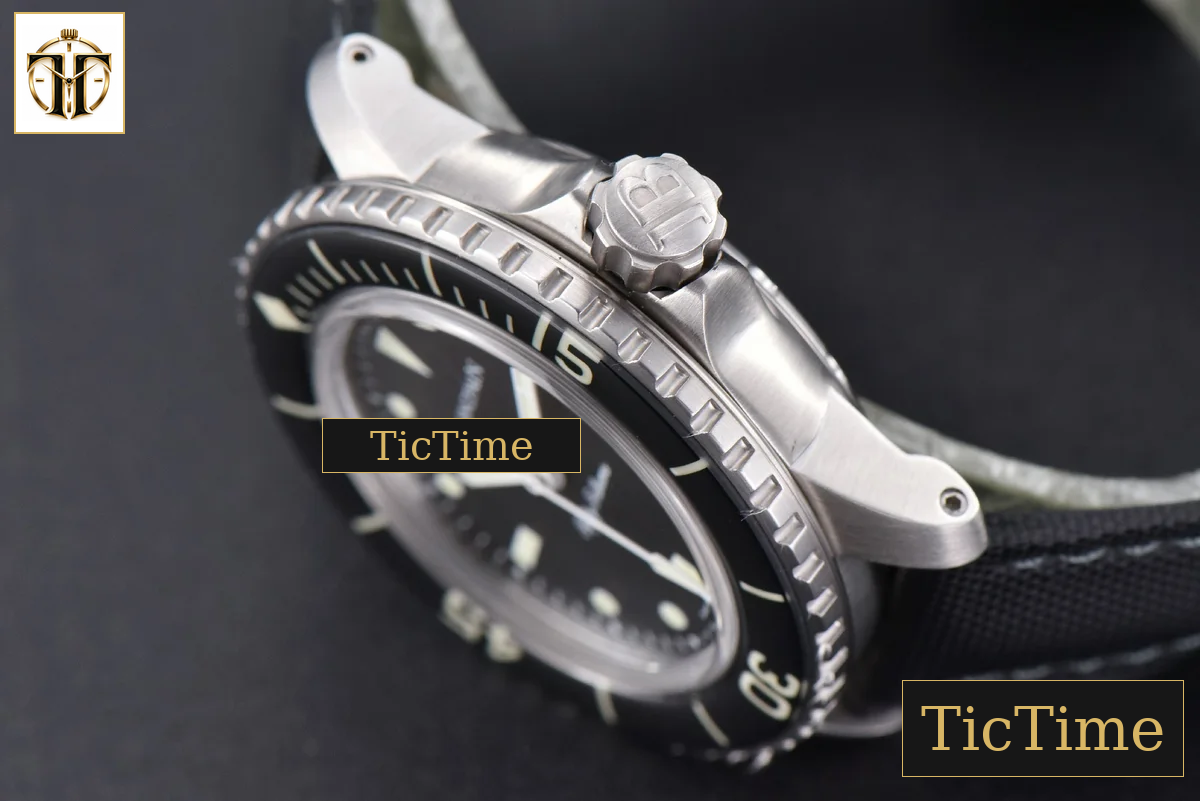 Fifty Fathoms 45mm ZF Black Black Dial SS Bracelet A2836 — foto 14