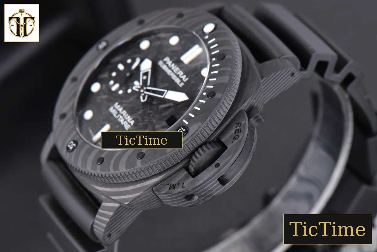 Carbotech Submersible PAM979 47mm VSF Black Dial Rubber Strap Asia XXXIV — foto 10