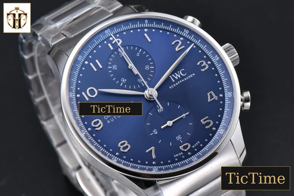 Portuguese IW371606 41mm ZF SS Blue Dial SS Bracelet A96355 — foto 12
