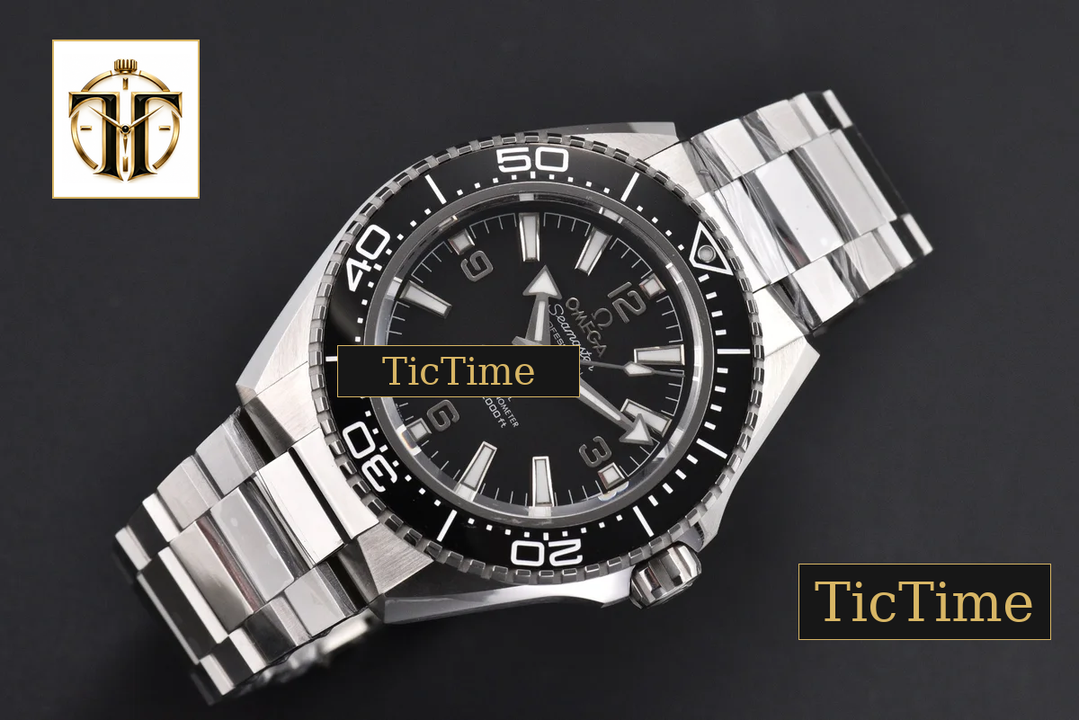 Seamaster Planet Ocean 42mm VS+ Factory Black Dial Black Bezel Steel Strap — foto 26