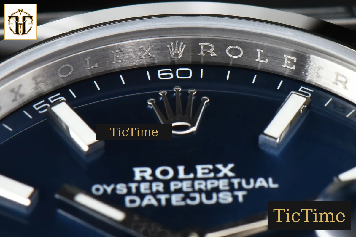 DateJust Smooth Bezel 126300 41mm VSF Blue Dial Oyster Bracelet VS3235 — foto 14