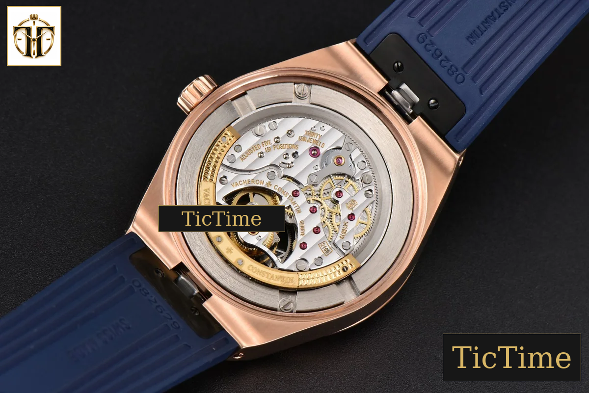 Overseas Tourbillon 6000V 42.5mm BBRF RG Blue Dial Blue Rubber Strap Tourb — foto 20