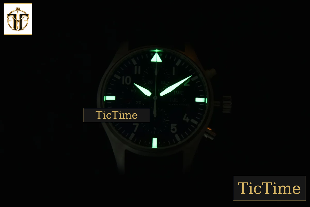 Pilot Chrono Spitfire IW377709 43mm ZF Black Dial Black Leather Strap A7750 — foto 30
