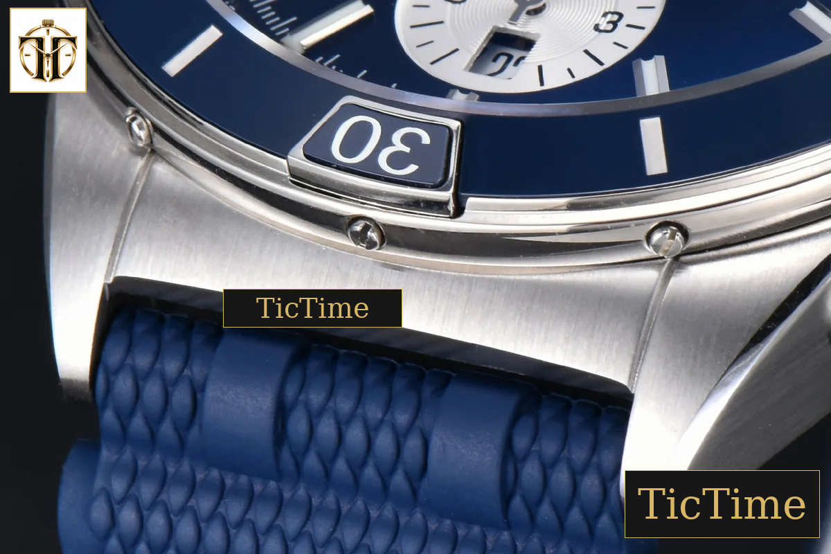 Chronomat B01 44mm BLSF Blue Bezel Blue Dial White Subdial White Rubber Strap 7750 — foto 10