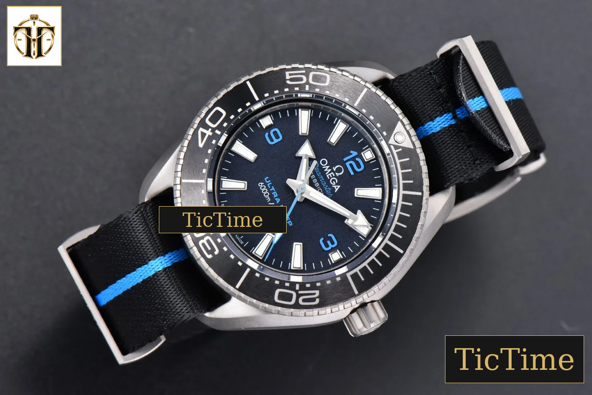 Seamaster Ultra Deep 6000M 45.5mm VSF Titanium Black Dial Nylon Strap A8912 — foto 10