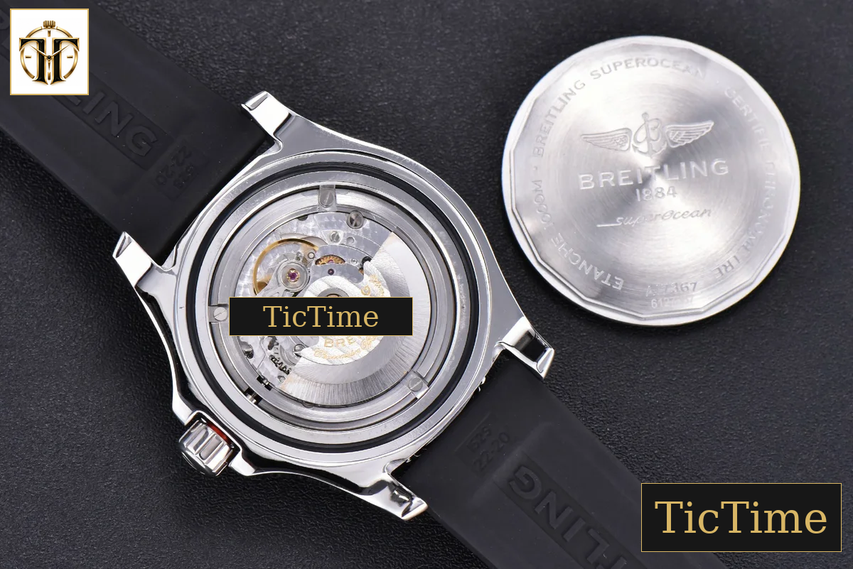 Superocean Automatic 44mm TF Black Dial Black Rubber Strap A2824 — foto 15